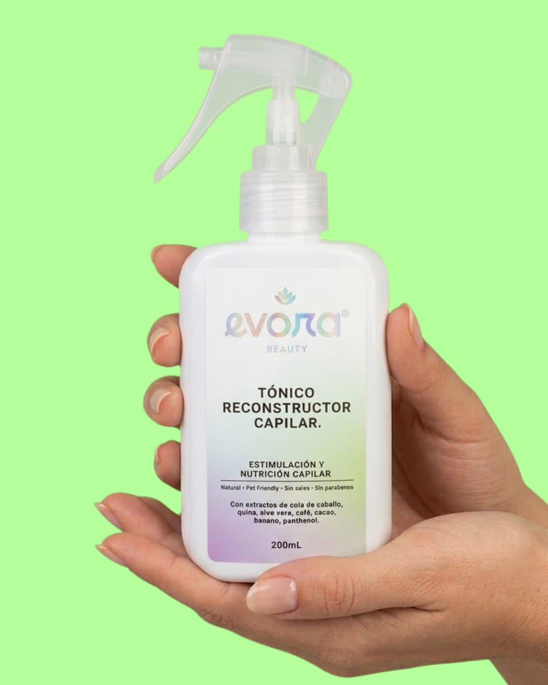 Tónico Reconstructor Capilar 200mL- Evora Beauty.